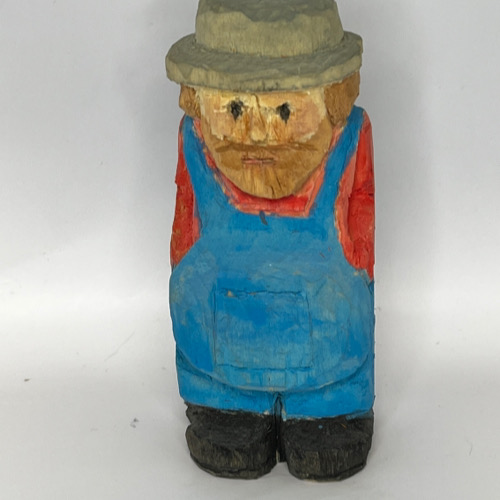 Jack Price Marvin caricature in wood Marvin caricature carving