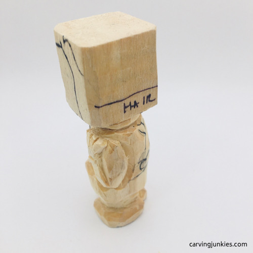 Left view of Oompa Loompa arm