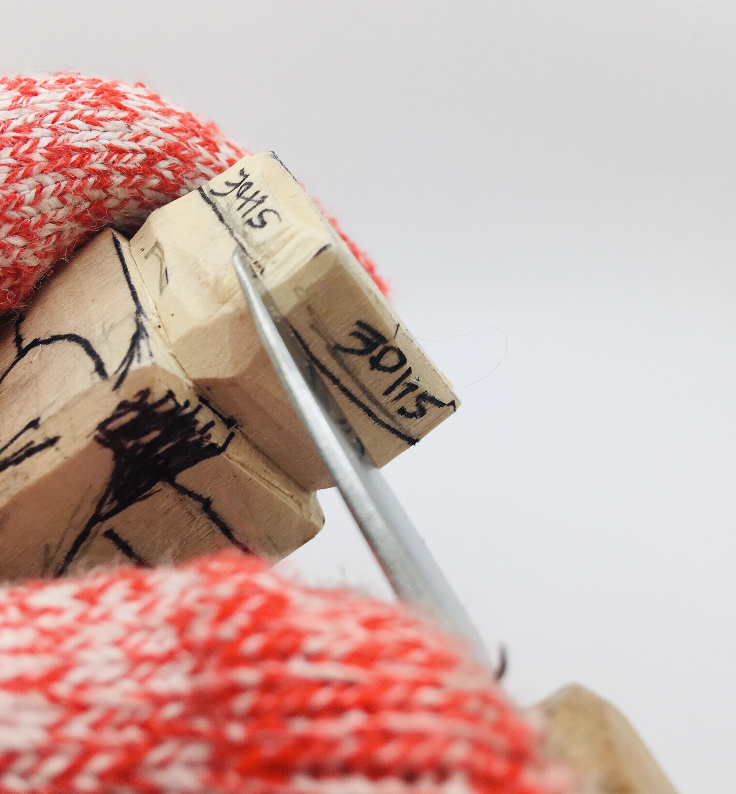 Carving Oompa Loompa shoes