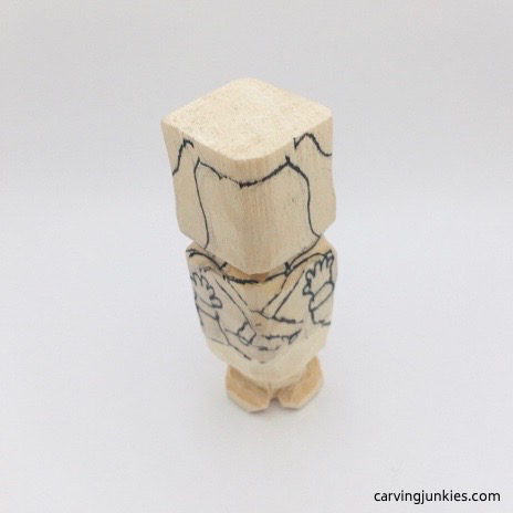 Carved Oompa Loompa shoes