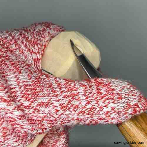 Discover the joy of making a wooden owl at home. Rounding head on owl carving