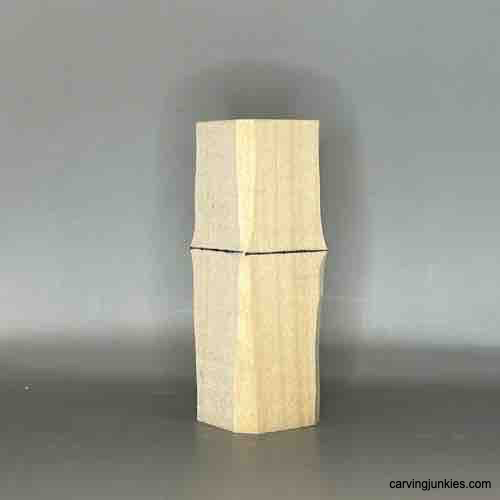 Start your owl woodcraft project with our expert guide. Corners rounded on owl carving
