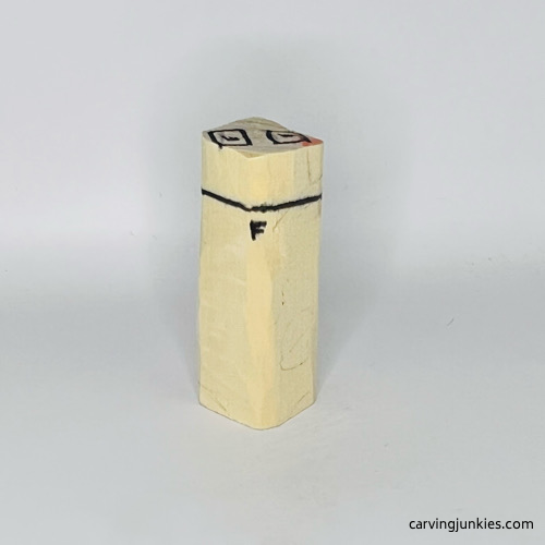 Wood pig carving guidelines