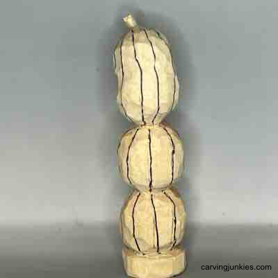 Sketched pumpkins on back side