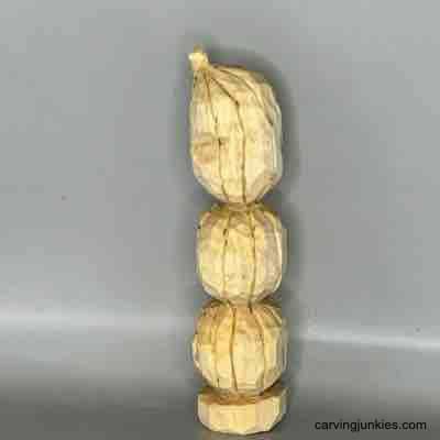 Back view of pumpkins