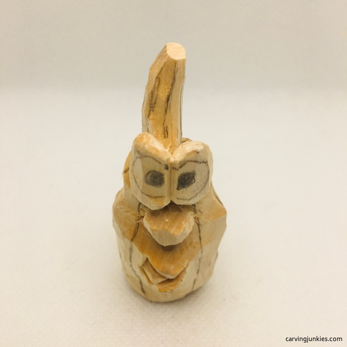 carved pumpkin before painting