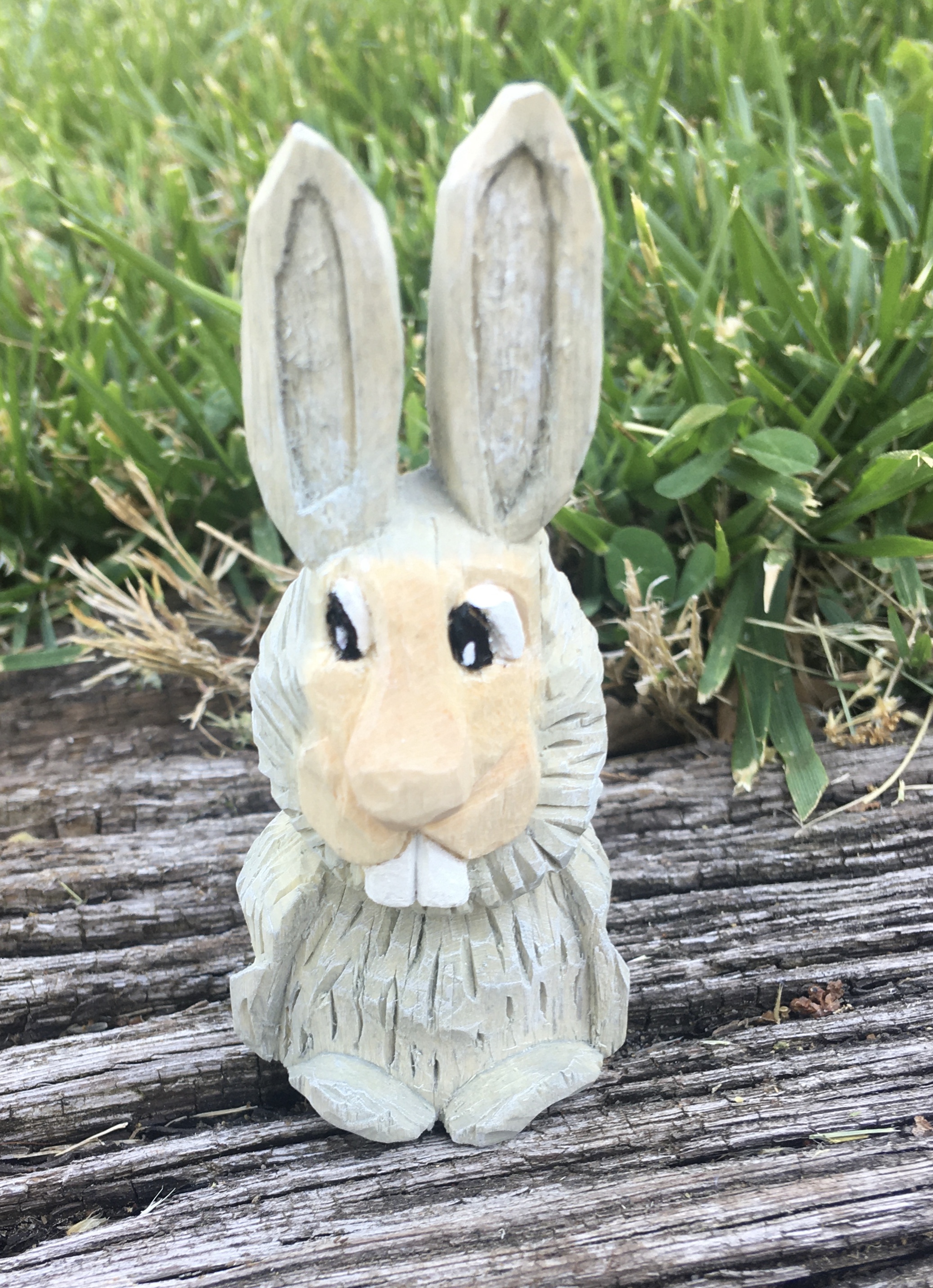 Rabbit Wood Carving With a Knife Tutorial From a Block of Wood