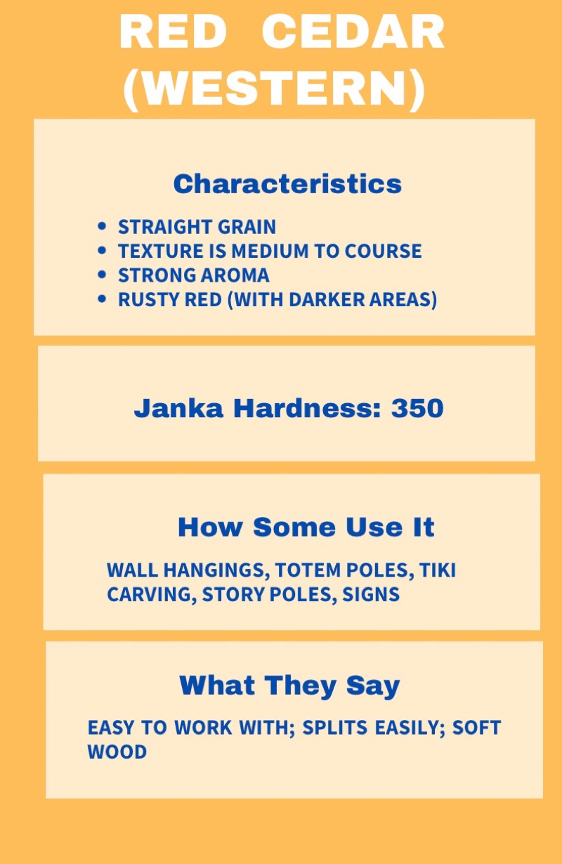 Best uses of cedar wood for wood carving