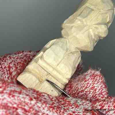 Follow our detailed instructions to carve a small wood figure. Carving shoes on small guy wood carving