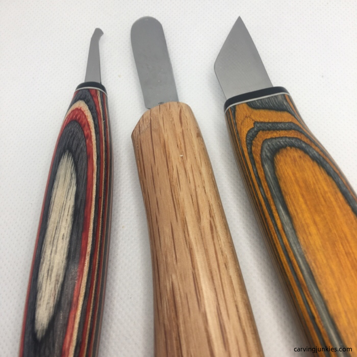 wood carving axe, butter knife, and box cutter specialty wood carving knives