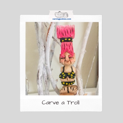 Troll carving