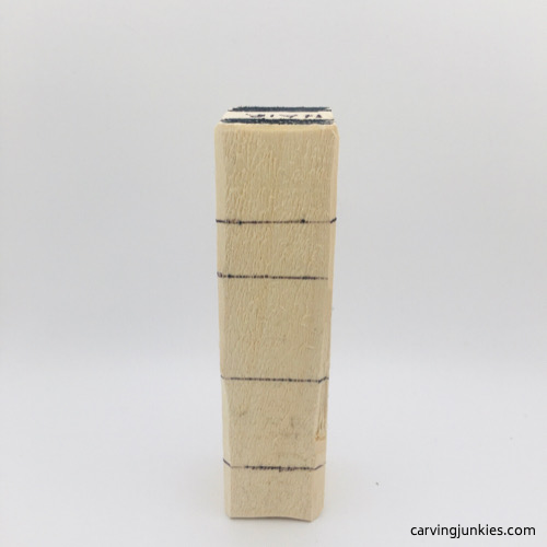 Guidelines on basswood for troll wood carving Back guidelines for troll wood carving