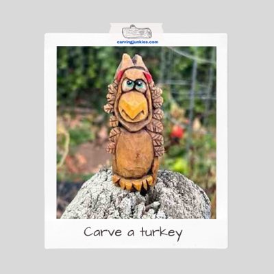 Discover how to carve the perfect turkey from wood—no cooking required! Turkey wood carving