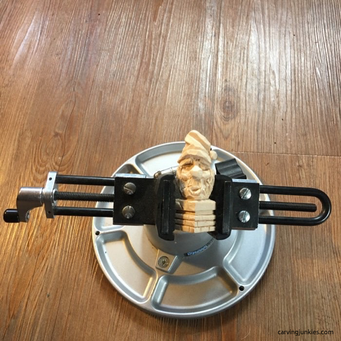 photo of wood carving vise