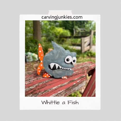 Whittling a fish