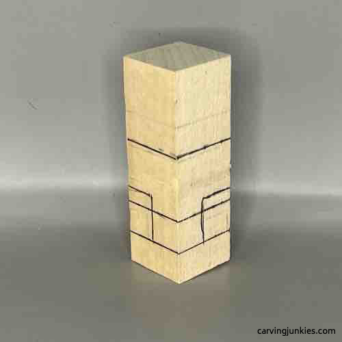 Toe boxes sketched for wood carved buddha