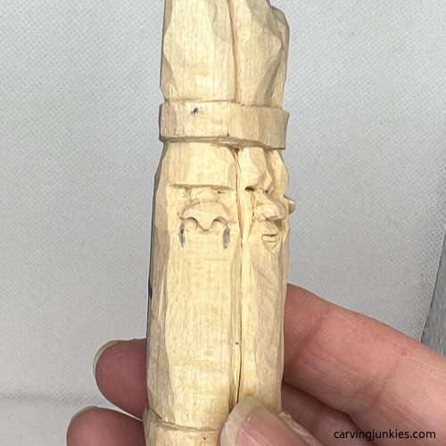 Smile lines are added