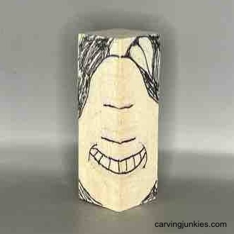 Guidelines for wood carved pear