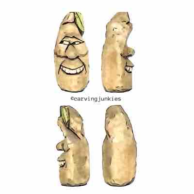 Use this free wood carving pattern to create a pear Pattern to create a wood carved pear