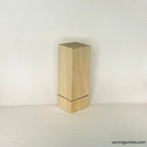 Guideline for wood carved valentine gnome