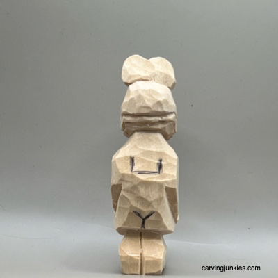 Back details are sketched