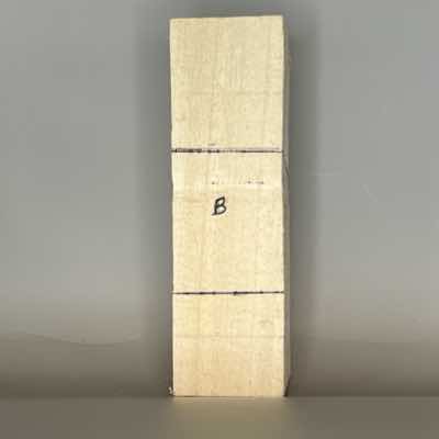 Back guidelines on wood carved Viking