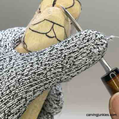 Rounding front of helmet on Viking