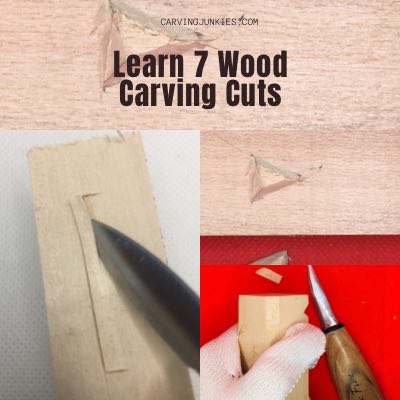 wood carving cuts pin
