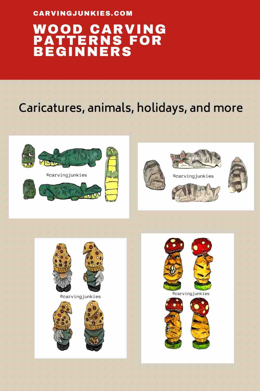 Wood Carving Patterns For Beginners That Are Fun To Carve