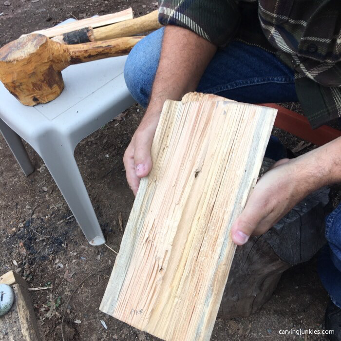 Piece of white pine