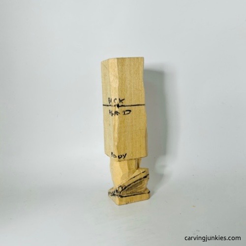 Completed base on wooden gnome