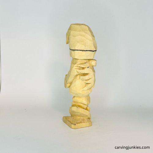 Right view of gnome hat brim