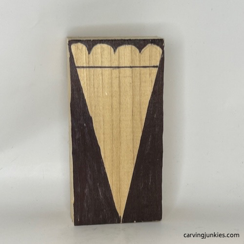 Wooden pie carving guidelines